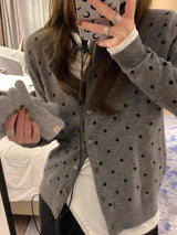 Korean Polka Dots Cardigan