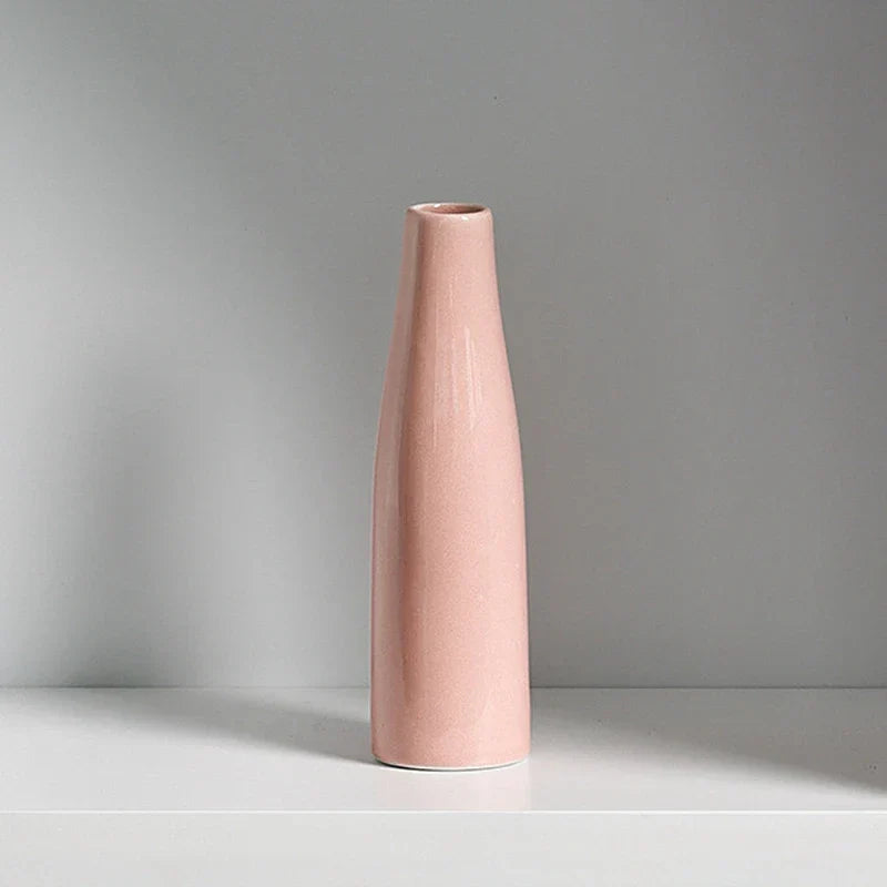 Minimalist Aesthetic Pastel Flower Vintage Vase