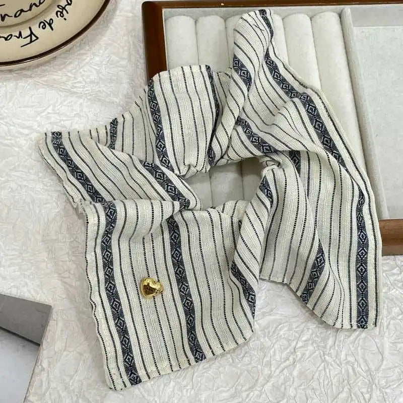Retro Striped Square Headband
