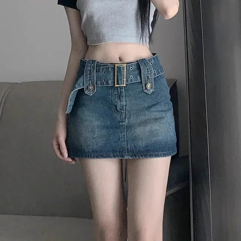 High Waist Grunge Skirt