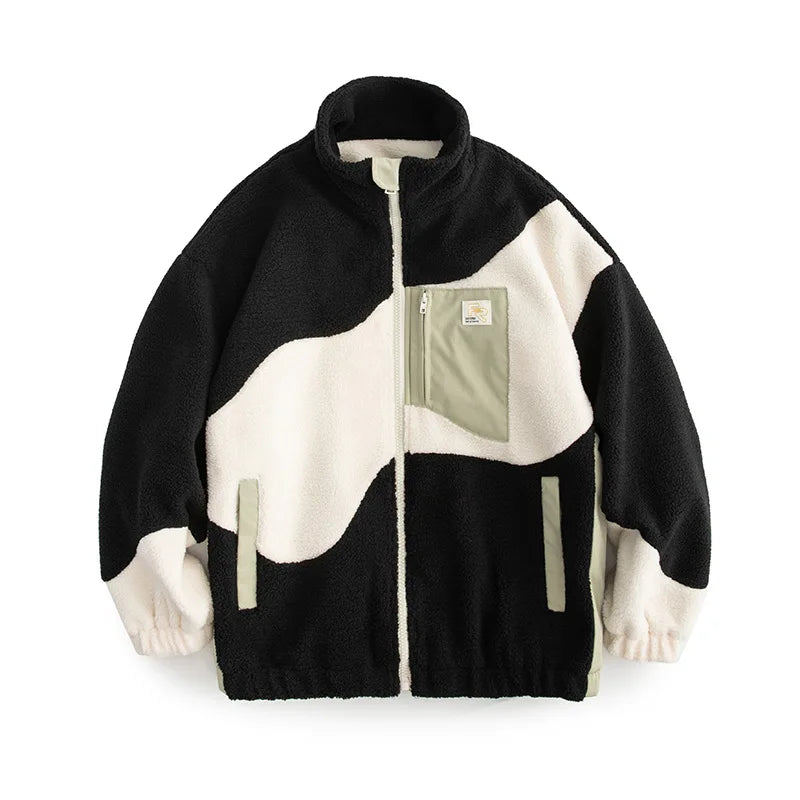 Thick Fleece Lambswool Coat