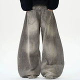 Y2K Washed Wide Leg Jeans
