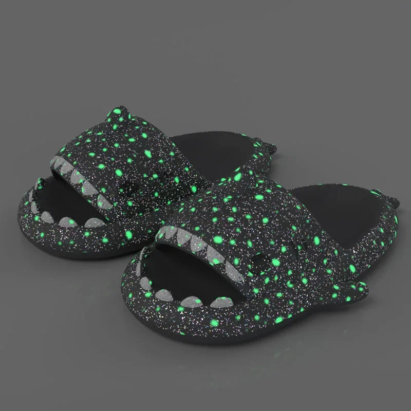 Luminous Sharky Slippers
