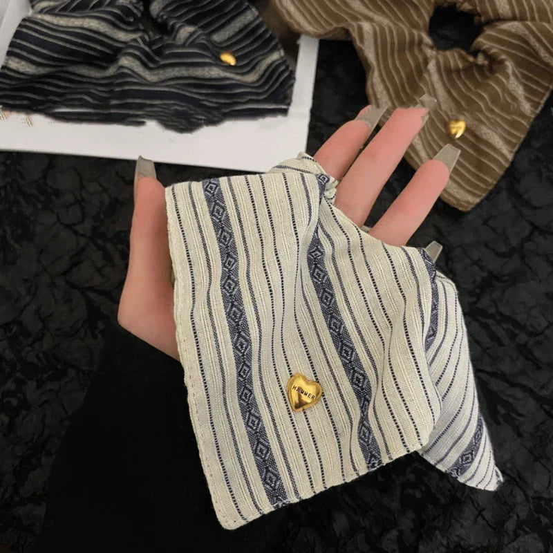 Retro Striped Square Headband
