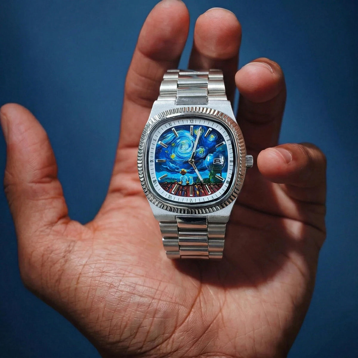 2026 Neue Hochwertige Herren Quarzuhr, Luxus Trendige Leuchtende Kalender Multifunktions Chronograph Herrenuhr Geeignet für Jungen