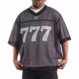 777 Breathable Mesh Hollow Retro T-Shirt