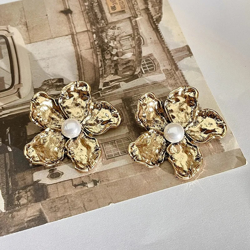 Collares Vintage de Flores de Metal
