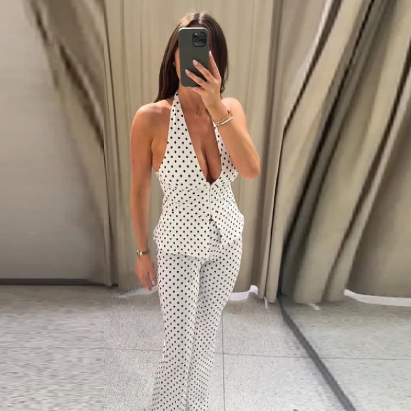 Old Money Polka Dot Women's Outfit
