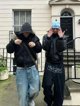 Bad Friend Baggy Black High Waist Jeans