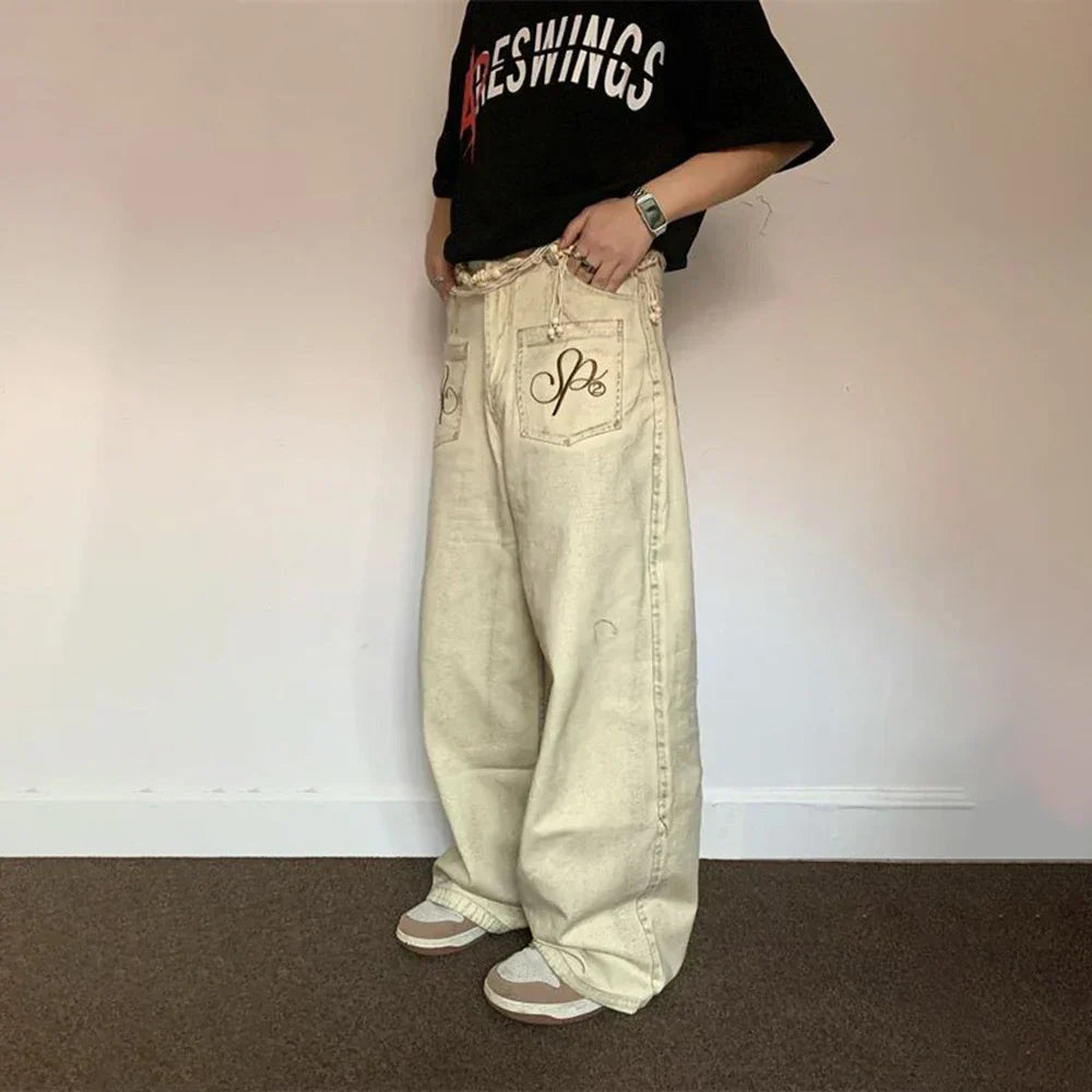 Y2K Loose Straight Jeans