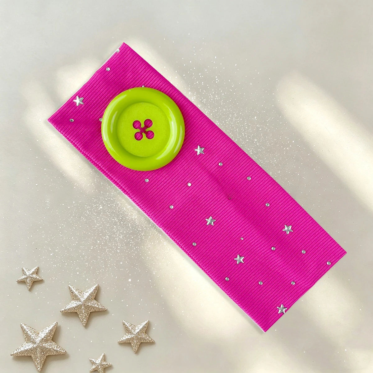 Kawaii Button Headband