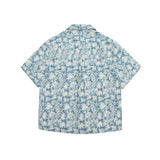 Casual Loose Seaside Flower Beach Shirt