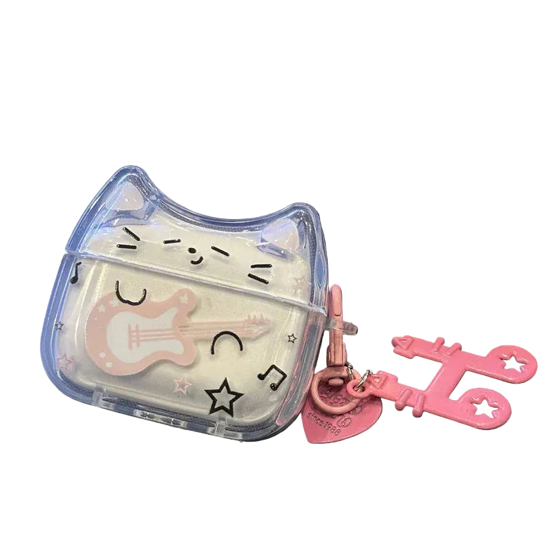Funny Cartoon Guitar Protective Airpods Case