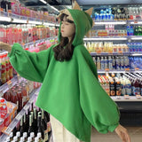 Cartoon Dinosaur Horn Cap Hoodies