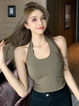 Backless Women's Summer Halter Top