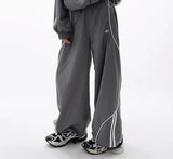 Sports Grey Loose Tracksuit