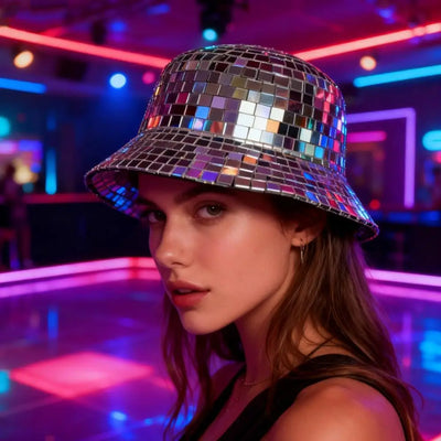 Sparkling Disco Ball Bucket Hats