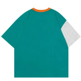 Dark Anime Characters Color Block T-Shirt