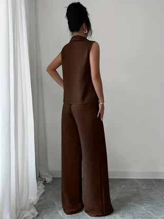 Old Money Brown French Style Outfit