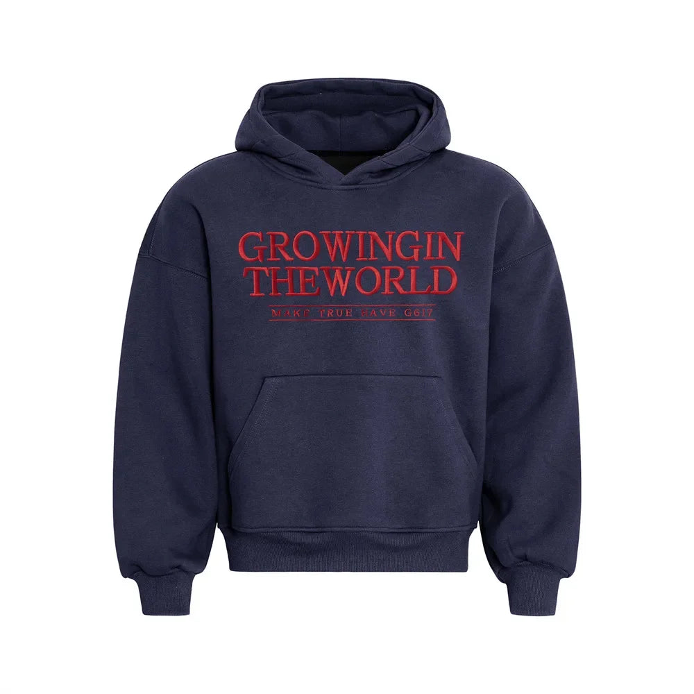 GROWINIG IN THE WORLD Basic Hoodies