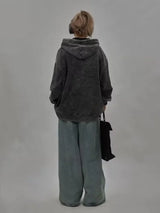 Y2K Cozy Zipper Oversized Hoodies Shirt