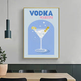 Colorful Cocktail Drinks Posters
