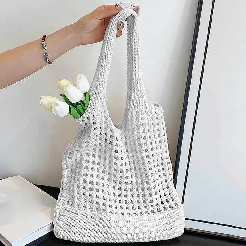 Retro Handgefertigte Häkeltasche für Damen