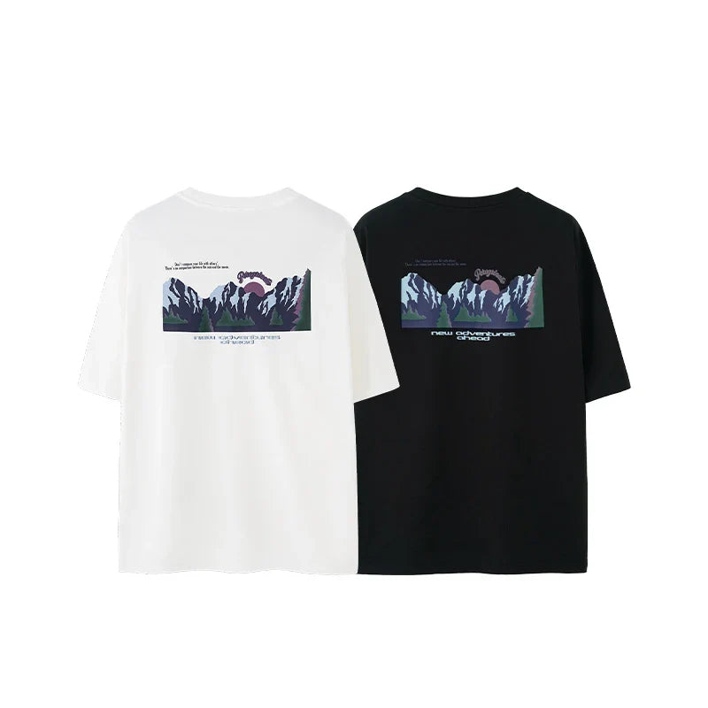 Mountain Graphic Oversized T-Shirt