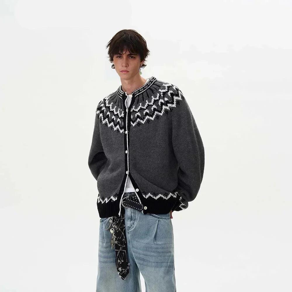 Knitted Soft Buttoned Cardigan