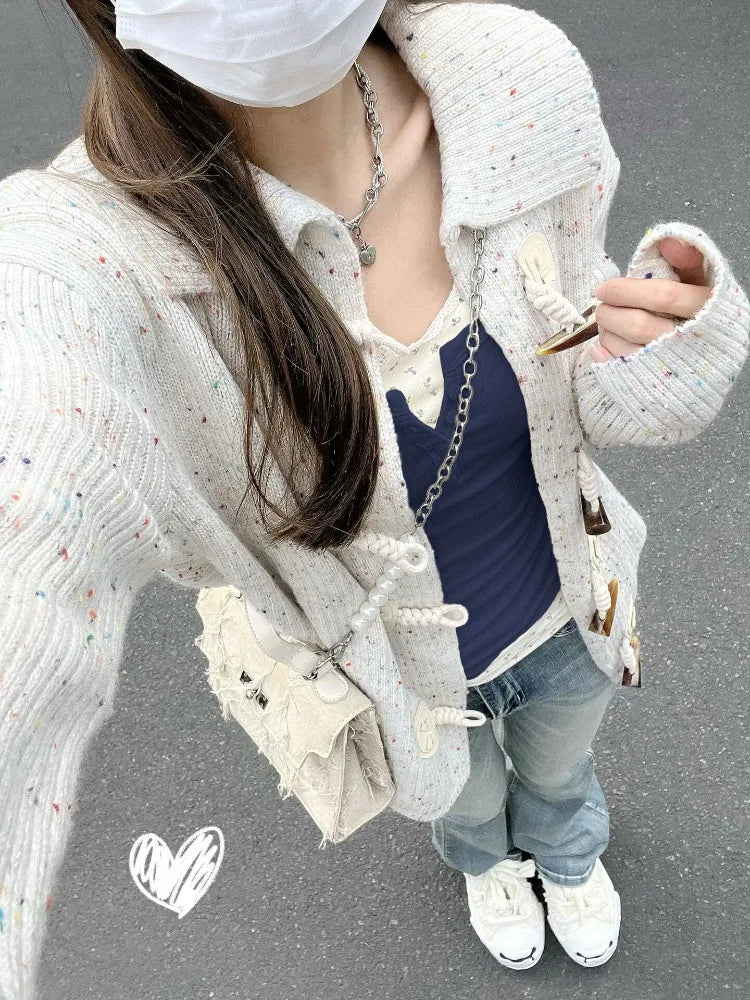 T-Shirt mit Blumenmuster, Patchwork und Spitze