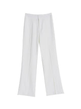 Corporate Girlie Slim Flared High Waist Pants