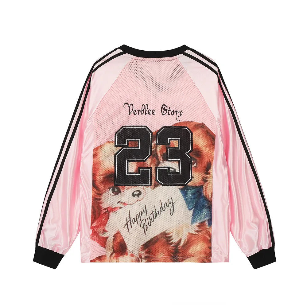 Cartoon Puppies Skater Long Sleeve T-Shirt