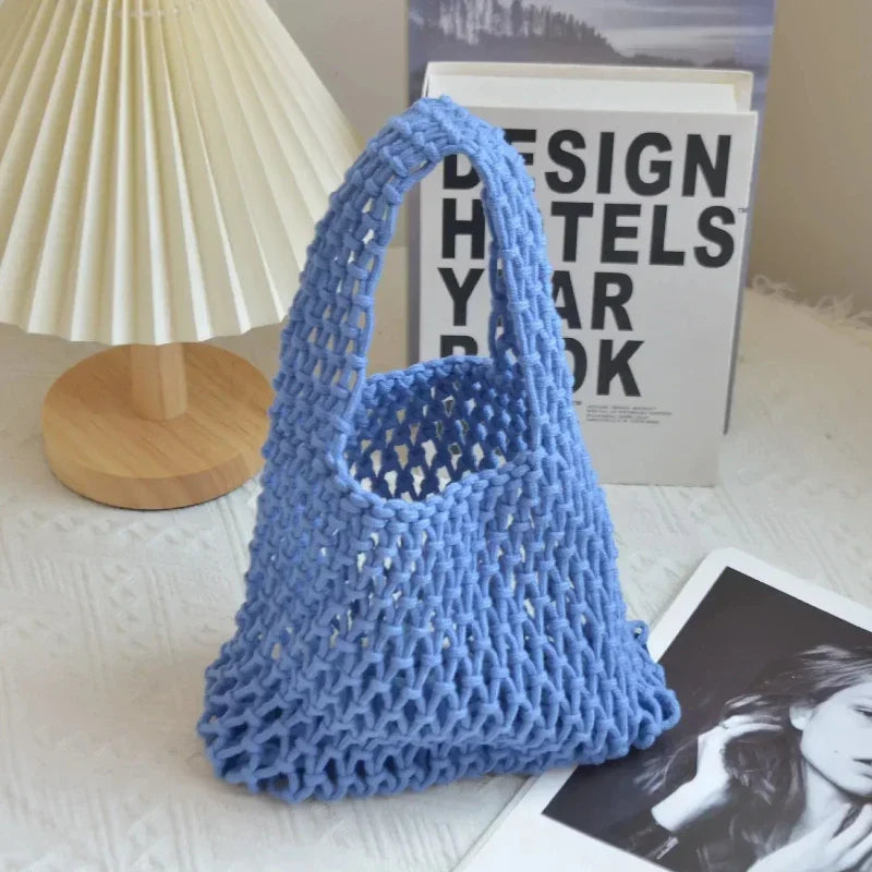 Handmade Crochet Small Cross Phone Bag