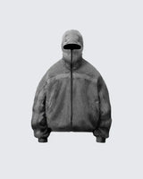 Classic Washed Gray Balaclava Ninja Sweetshirt