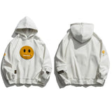 Basic Color Smiley Face Hoodie