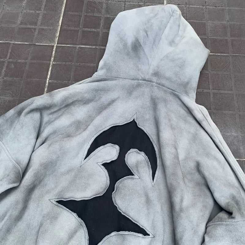 Vintage Gothic Oversized Hoodie