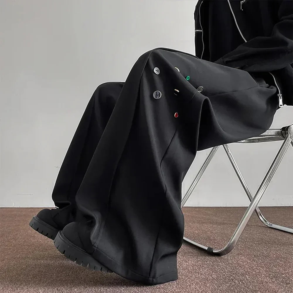 Grunge Wide-leg Soft Boy Pants