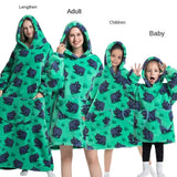 Family Oversize Sherpa Blanket Hoodie