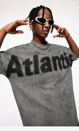 Atlantis Print Washed T-shirt