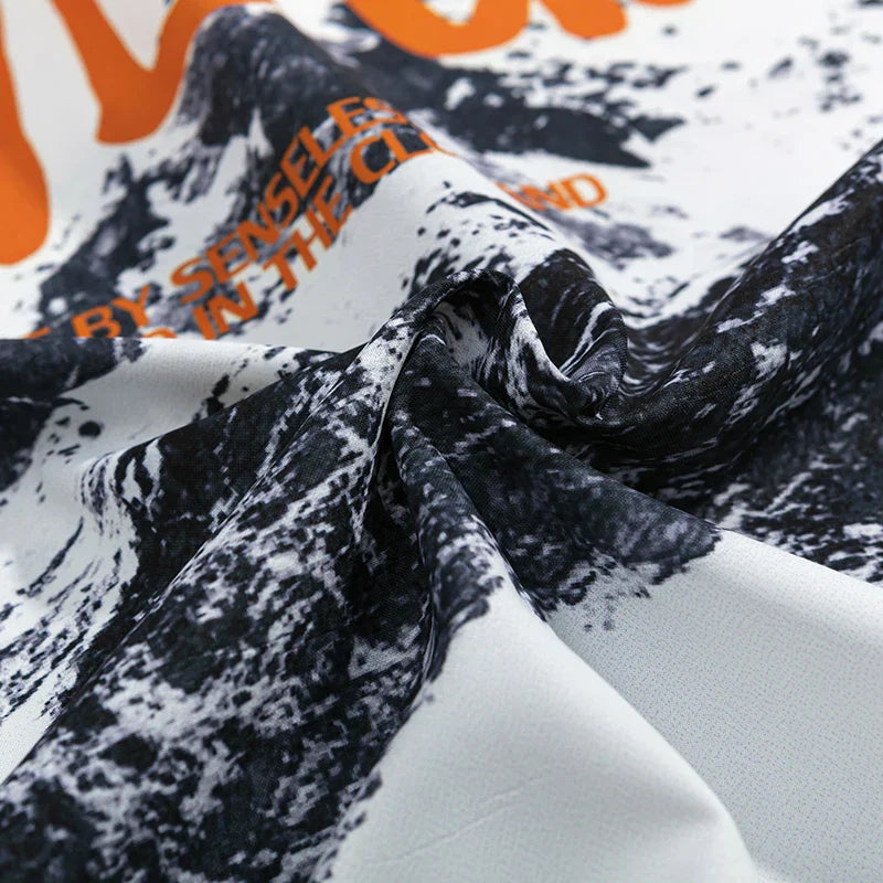 Abstract Summer Short Shirt
