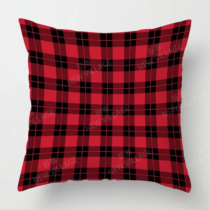Simple Checkered Pillowcase