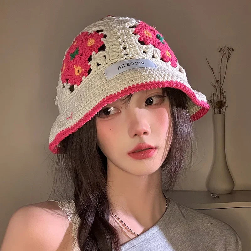 Knitted Hollow Fisherman Hat