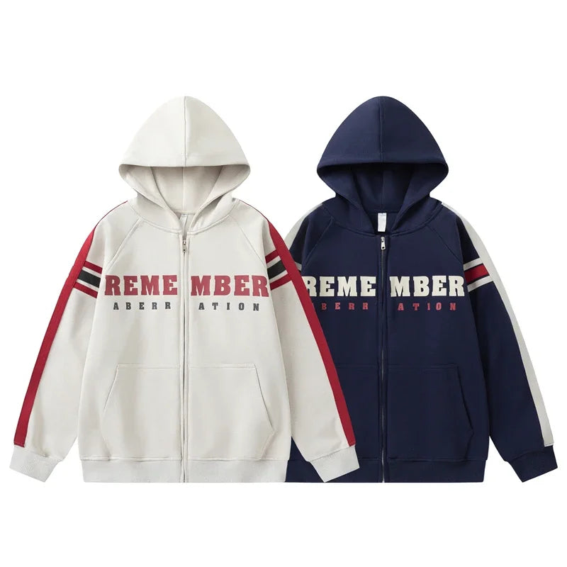 Y2K Style Zip-up Hoodie