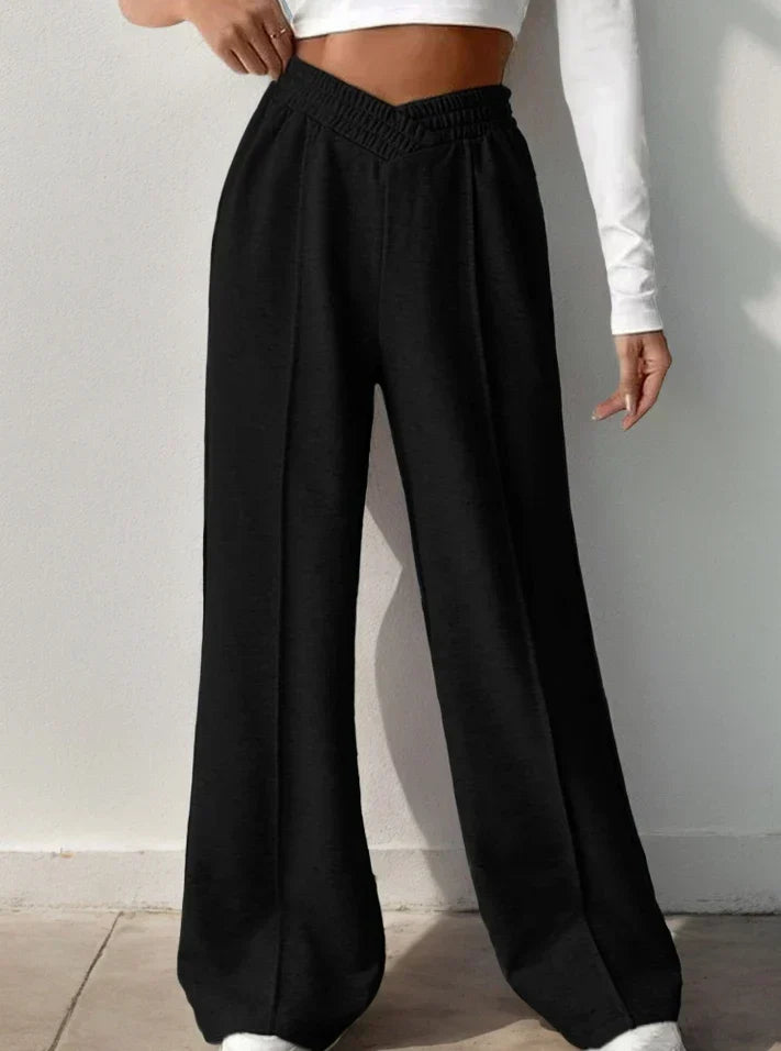 Low Rise Elastic Waist Pants