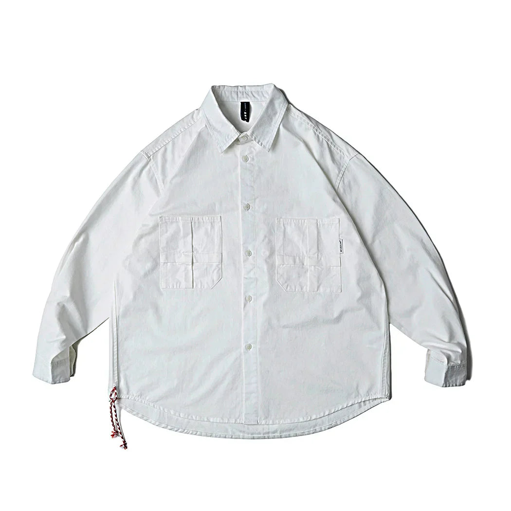 Urban Loose Fit Casual Cargo Shirt