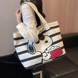 Chill Summer Dog Print Tote Bag
