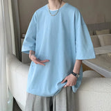 Oversized White Cotton Soft Boy T-Shirt