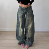Y2K Baggy Faded Jeans