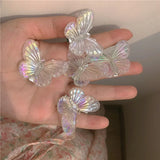 Colorful Butterflies Soft Girl Hairpins