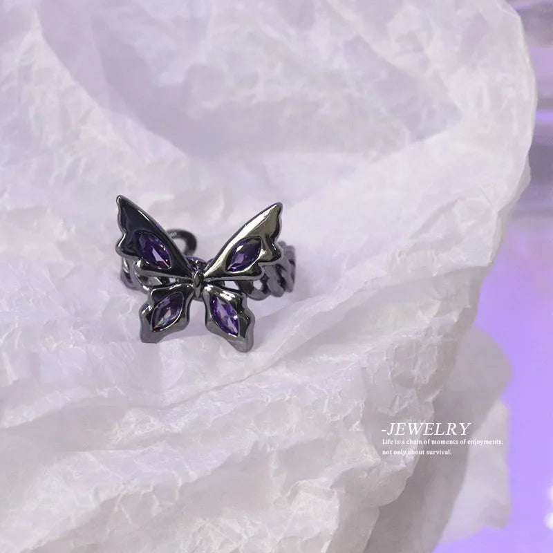 Gothic Butterfly Ring